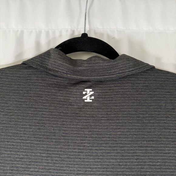 Izod Golf Polo Shirt Men's 2XLT Dark Grey Short Sleeve Breathable Lightweight - Picture 11 of 11